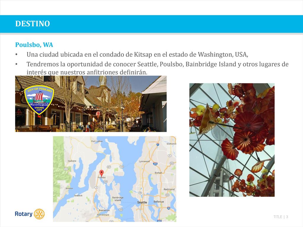 DESTINO Poulsbo, WA. Una ciudad ubicada en el condado de Kitsap en el estado de Washington, USA,