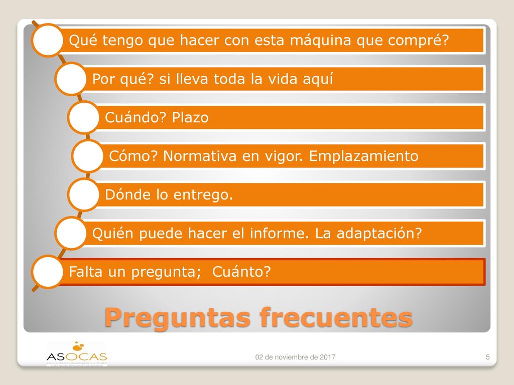 Preguntas frecuentes Qué tengo que hacer con esta máquina que compré