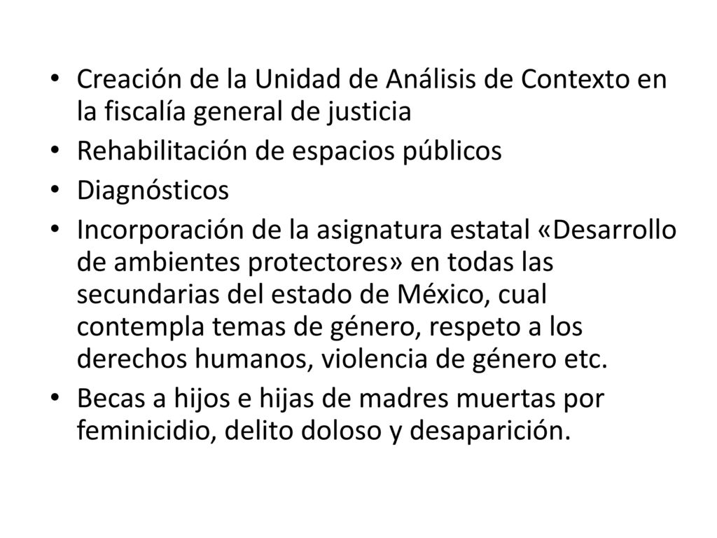 Creación de la Unidad de Análisis de Contexto en la fiscalía general de justicia
