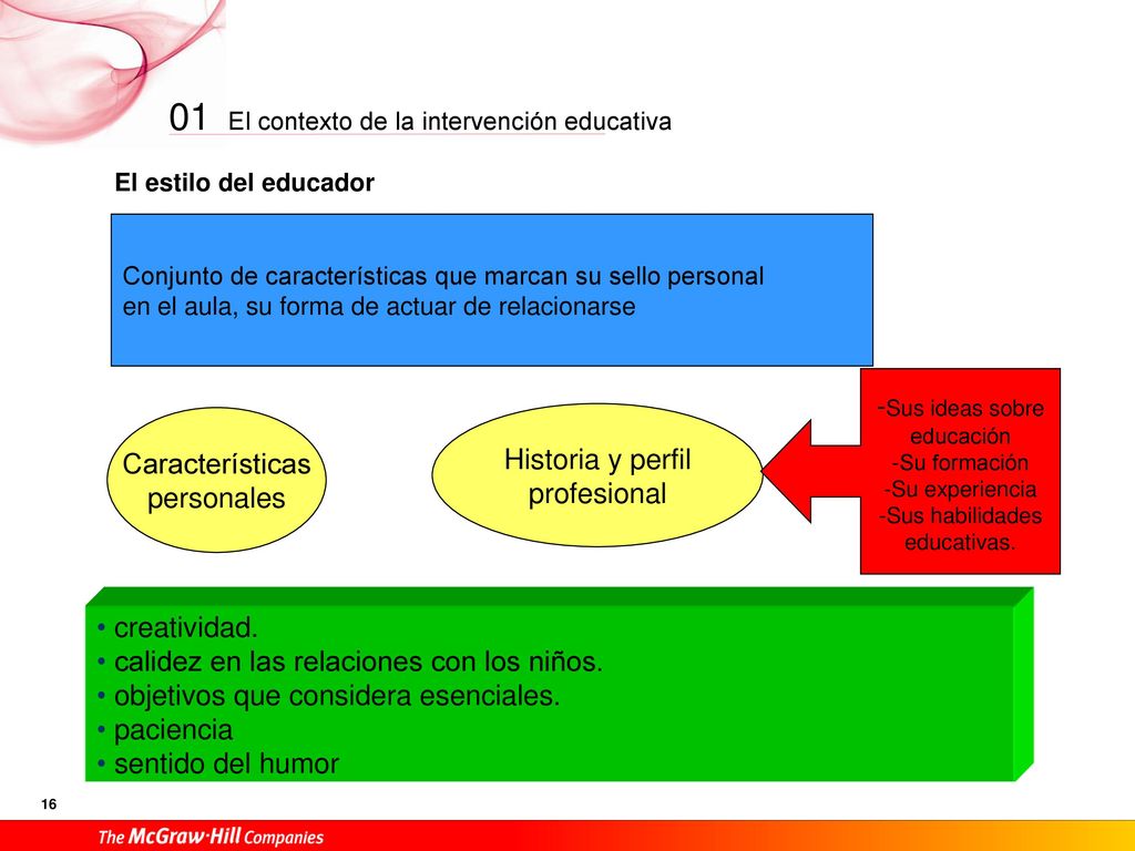 El equipo educativo El equipo educativo está formado por todos los educadores que trabajan para conseguir unos determinados objetivos.