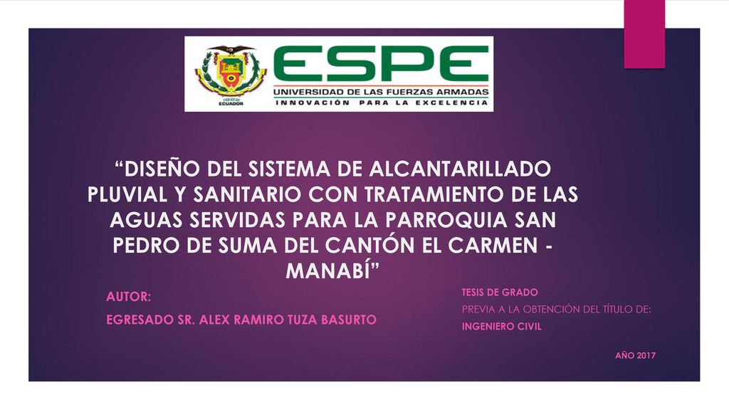 TESIS DE GRADO Previa a la obtención del título de: INGENIERO CIVIL