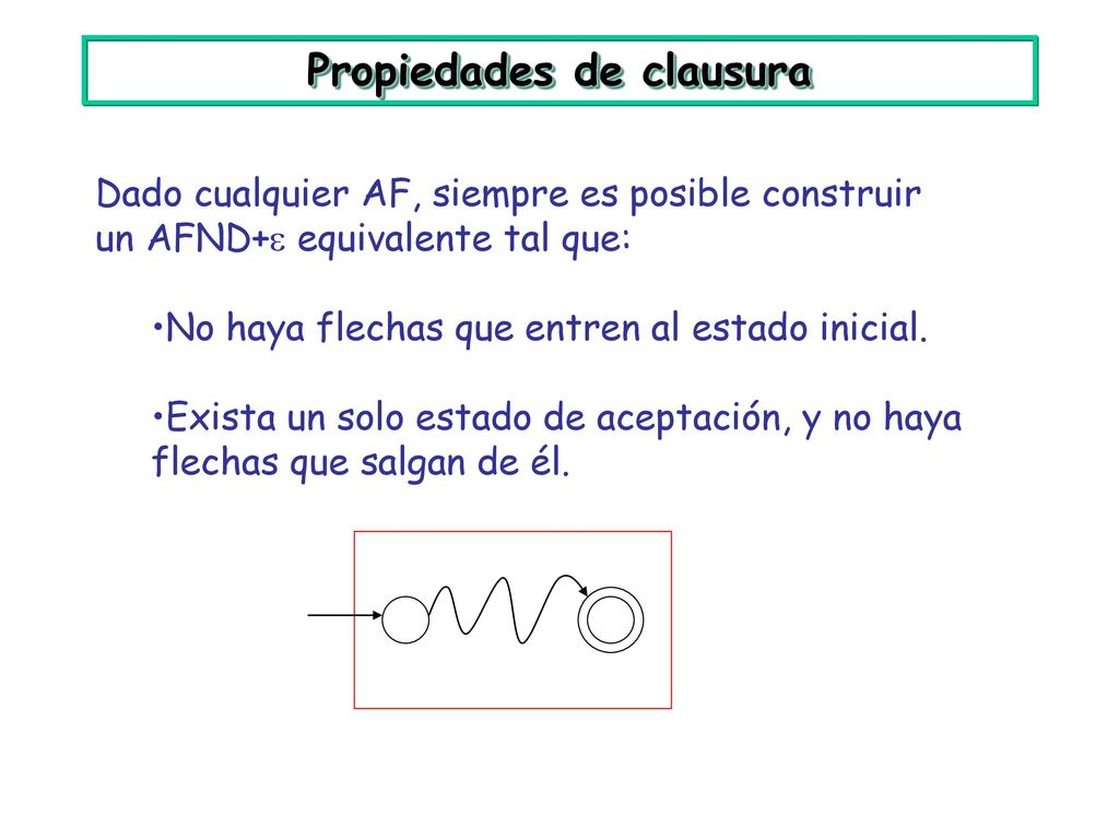 Propiedades de clausura