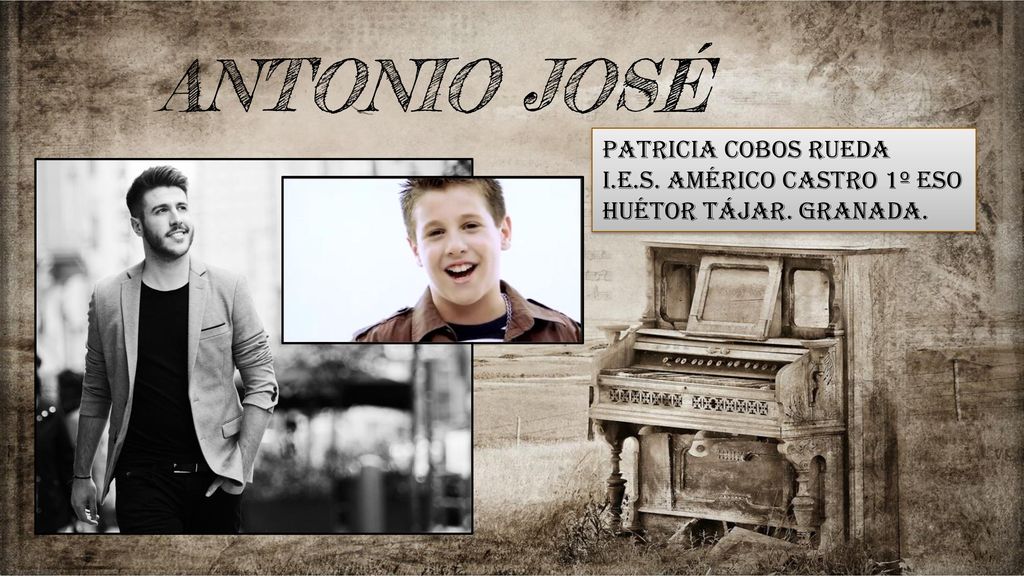 ANTONIO JOSÉ Patricia Cobos Rueda I.e.s. Américo castro 1º eso