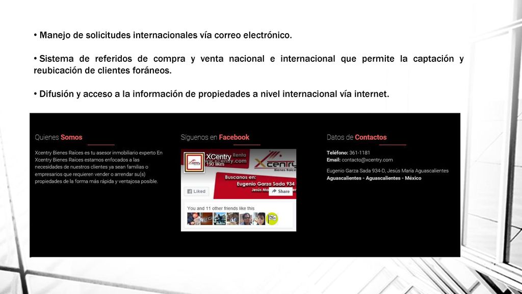 Manejo de solicitudes internacionales vía correo electrónico.