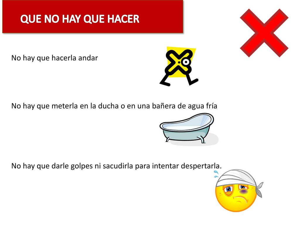 QUE NO HAY QUE HACER No hay que hacerla andar