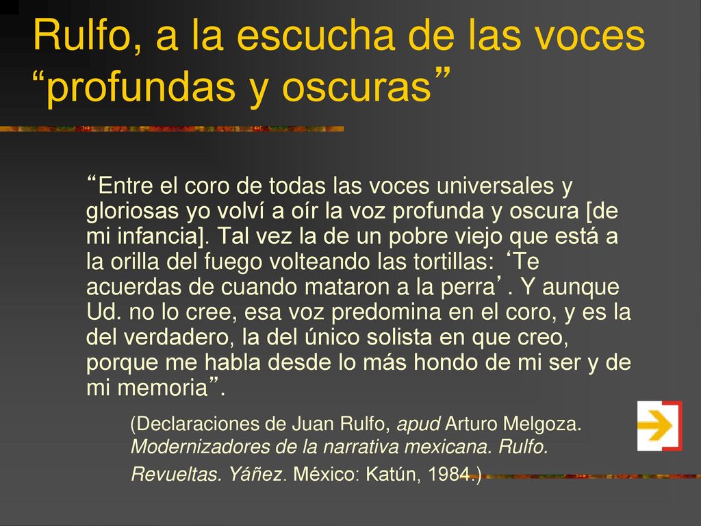 Rulfo, a la escucha de las voces profundas y oscuras