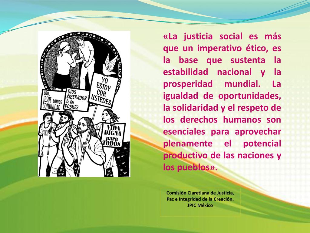 Comisión Claretiana de Justicia, Paz e Integridad de la Creación.
