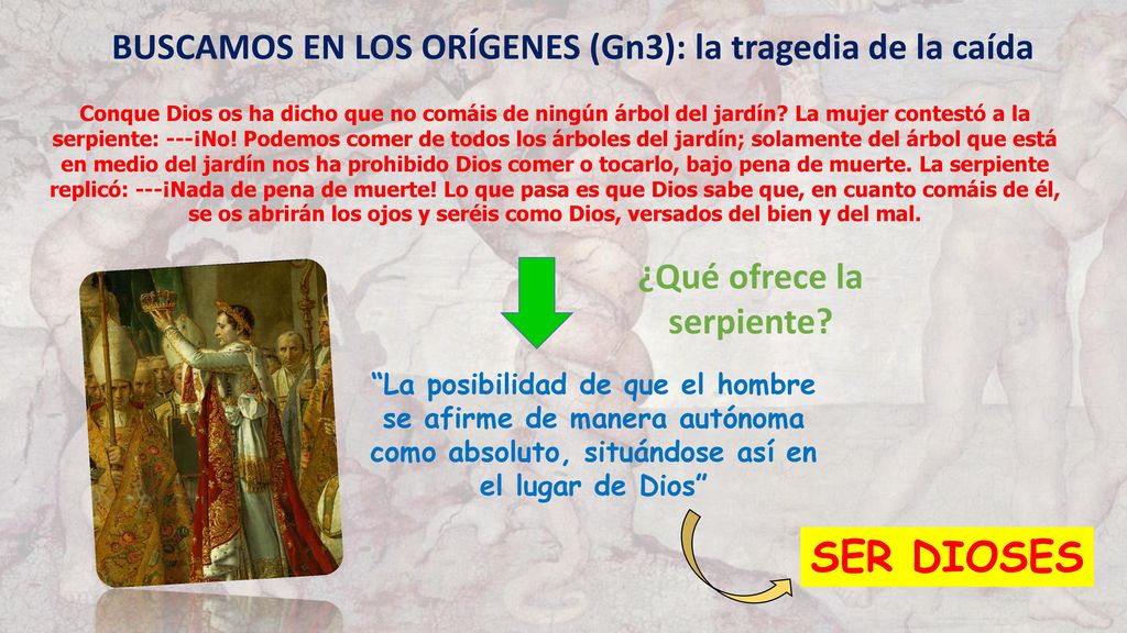 SER DIOSES BUSCAMOS EN LOS ORÍGENES (Gn3): la tragedia de la caída