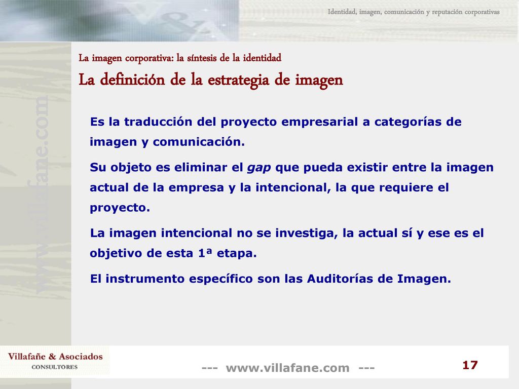 Identidad, imagen, comunicación y reputación corporativas
