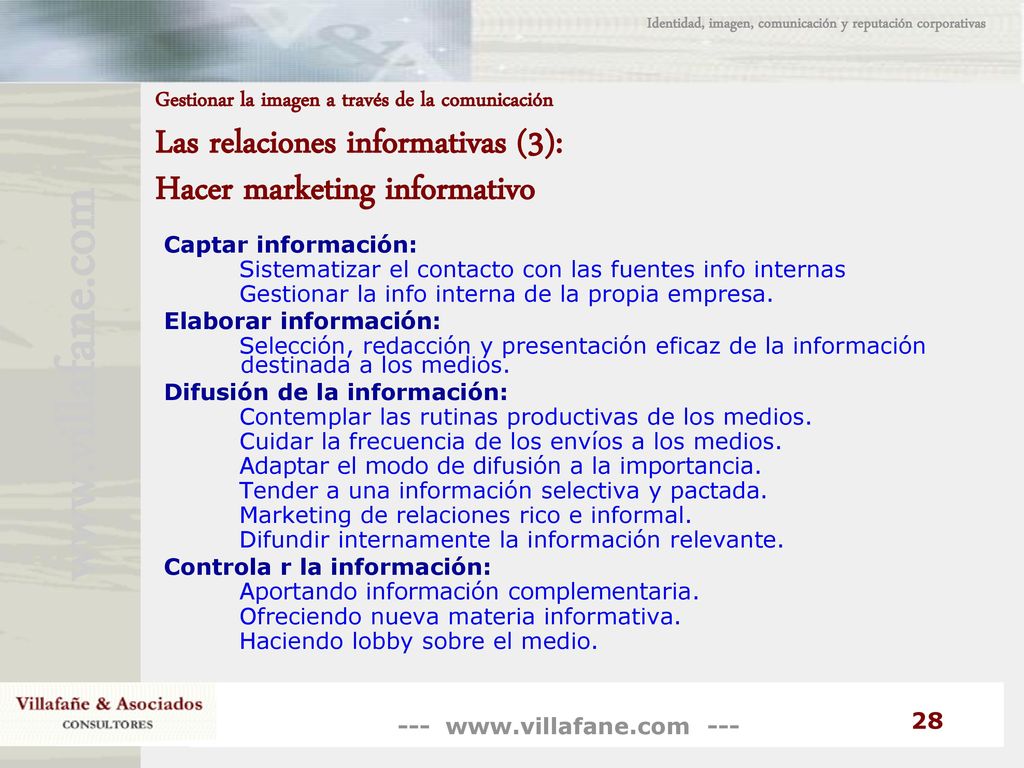 Identidad, imagen, comunicación y reputación corporativas