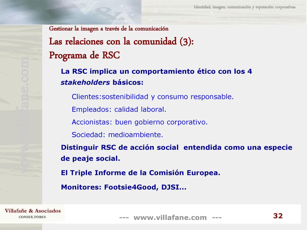 Identidad, imagen, comunicación y reputación corporativas
