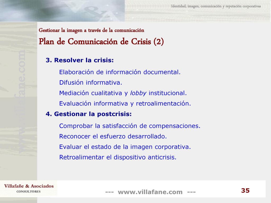 Identidad, imagen, comunicación y reputación corporativas