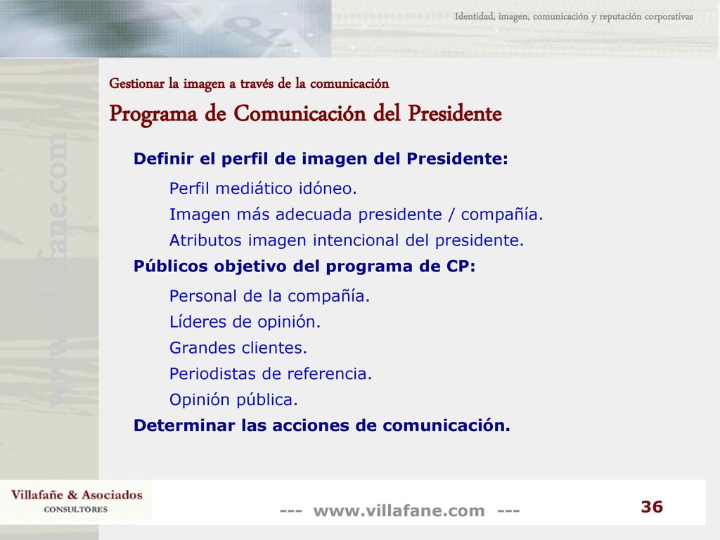 Identidad, imagen, comunicación y reputación corporativas