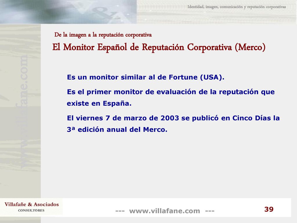 Identidad, imagen, comunicación y reputación corporativas