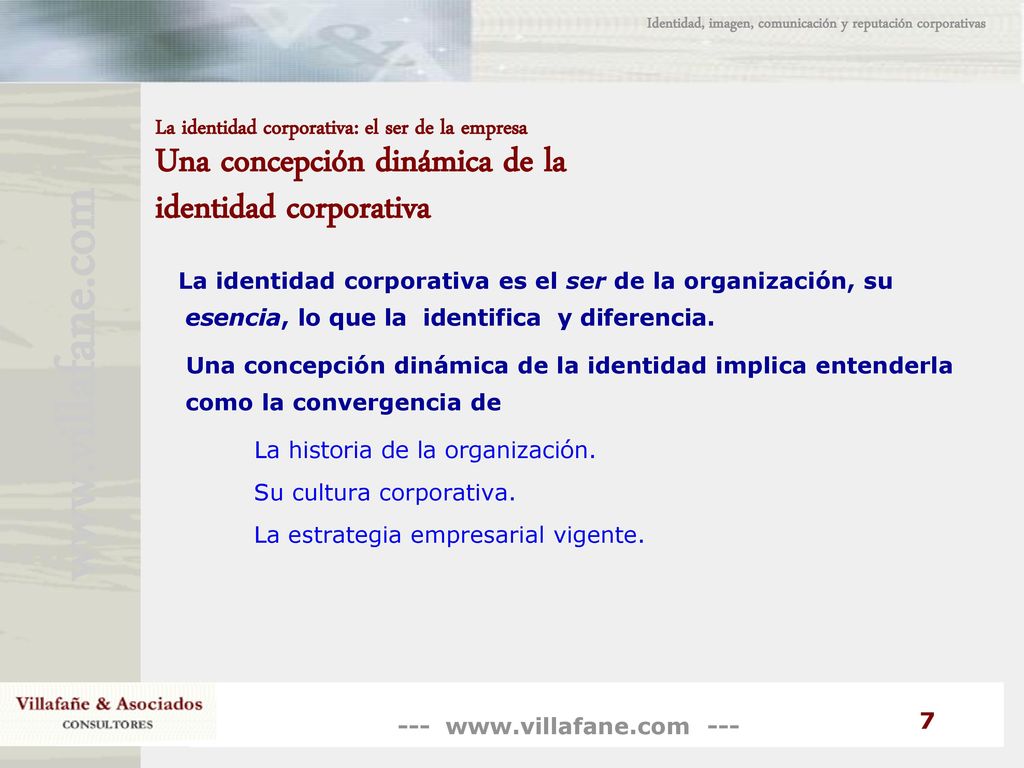 Identidad, imagen, comunicación y reputación corporativas