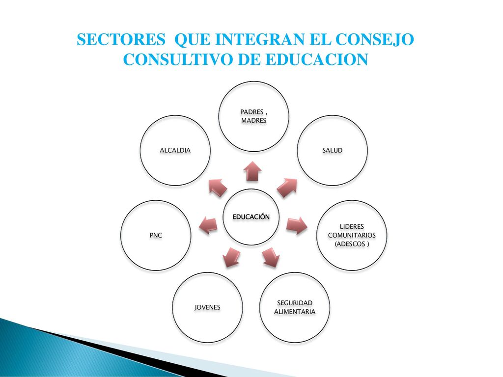 SECTORES QUE INTEGRAN EL CONSEJO CONSULTIVO DE EDUCACION