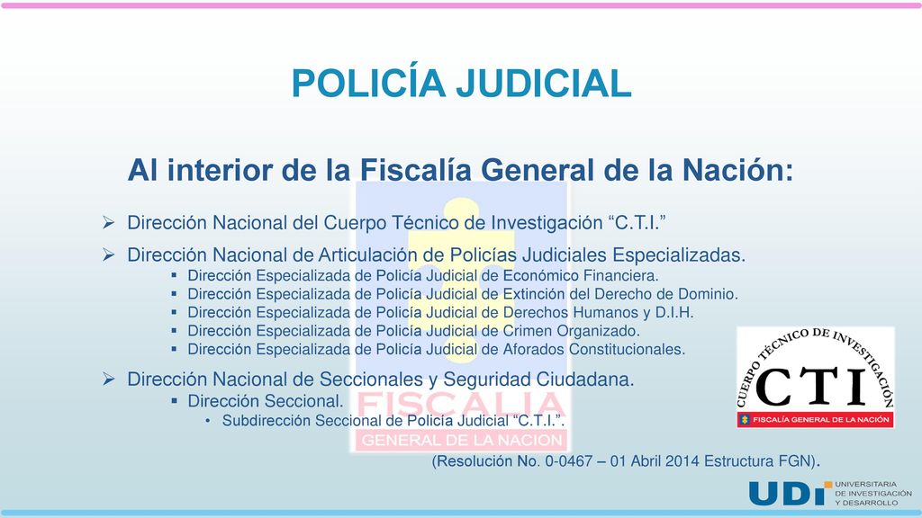 Al interior de la Fiscalía General de la Nación: