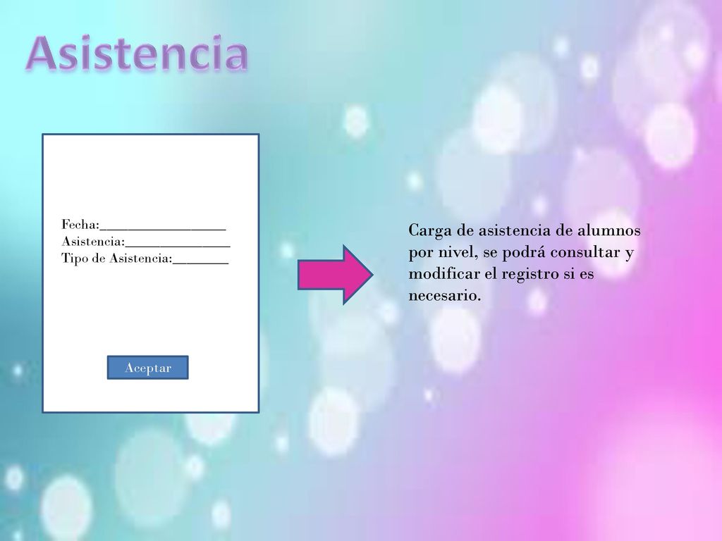 Asistencia Fecha:__________________. Asistencia:_______________. Tipo de Asistencia:________.