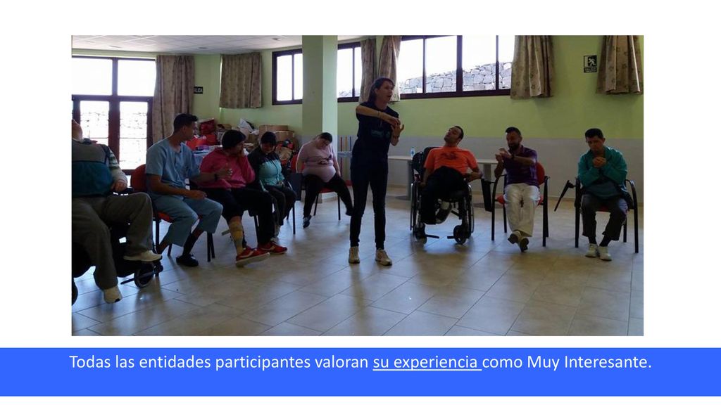 Todas las entidades participantes valoran su experiencia como Muy Interesante.
