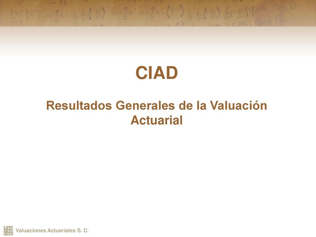 De acuerdo a la siguiente fórmula y en función de: