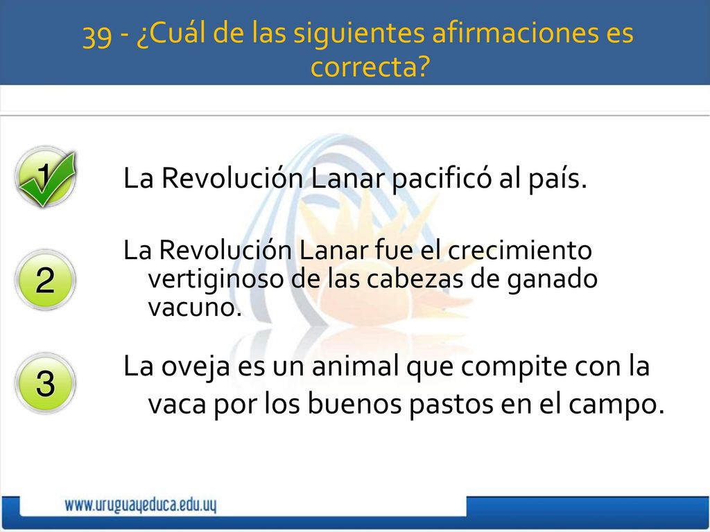 39 - ¿Cuál de las siguientes afirmaciones es correcta