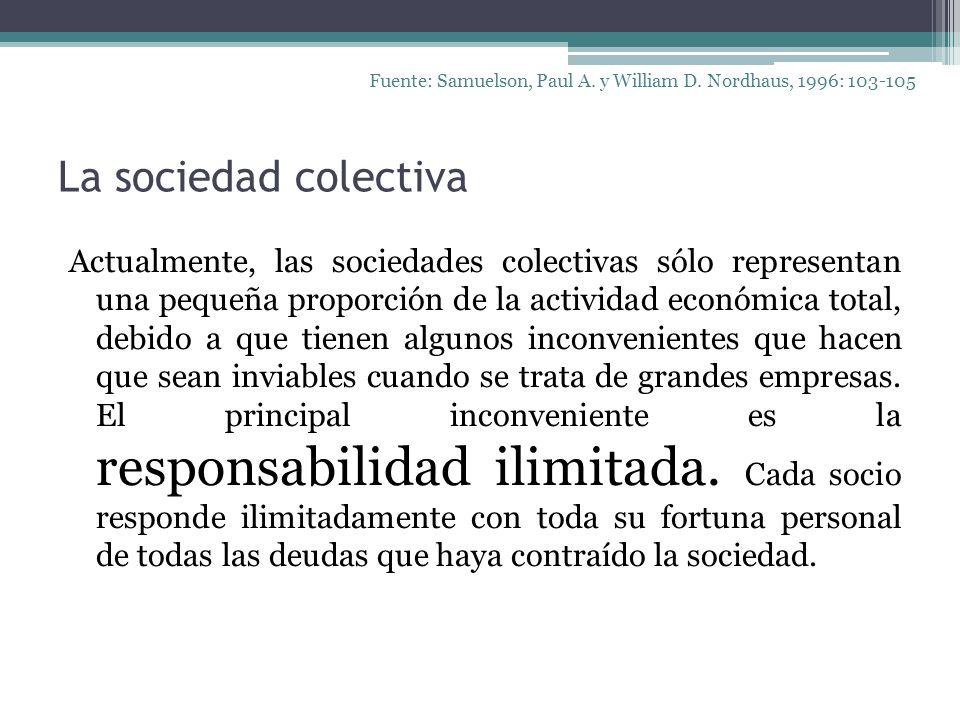 Fuente: Samuelson, Paul A. y William D. Nordhaus, 1996: