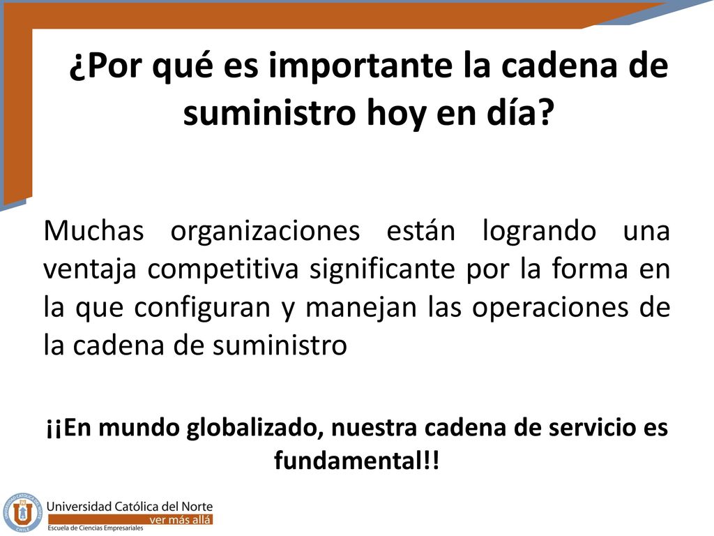 ¿Por qué es importante la cadena de suministro hoy en día