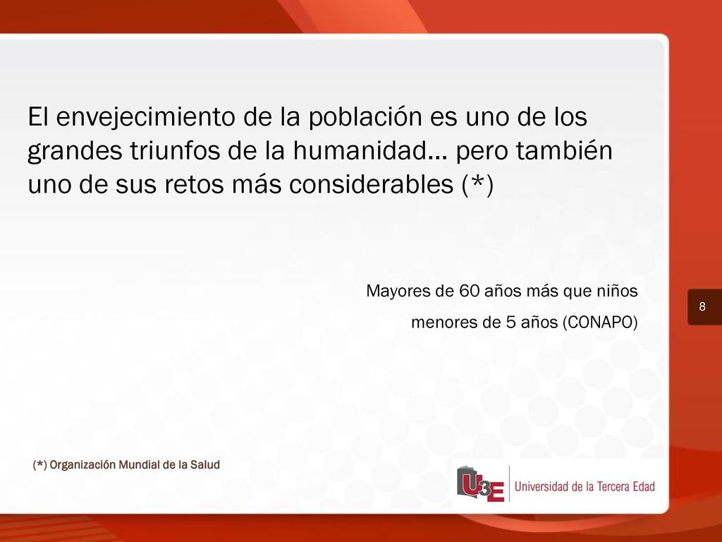 Mayores de 60 años más que niños menores de 5 años (CONAPO)