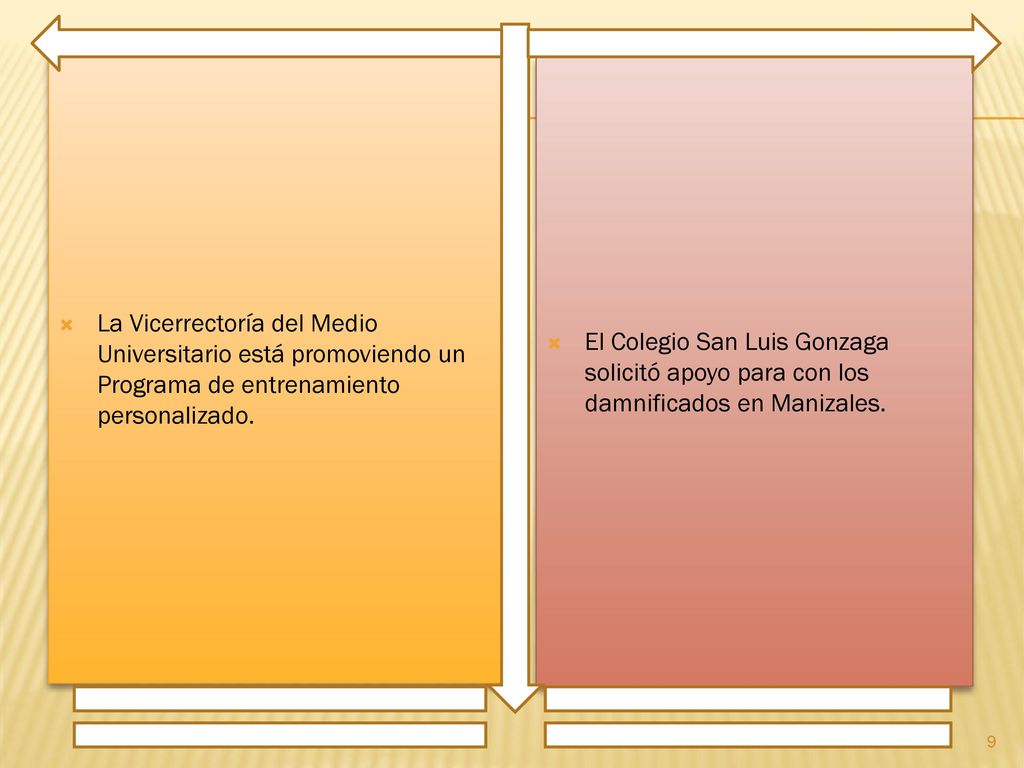 La Vicerrectoría del Medio Universitario está promoviendo un Programa de entrenamiento personalizado.