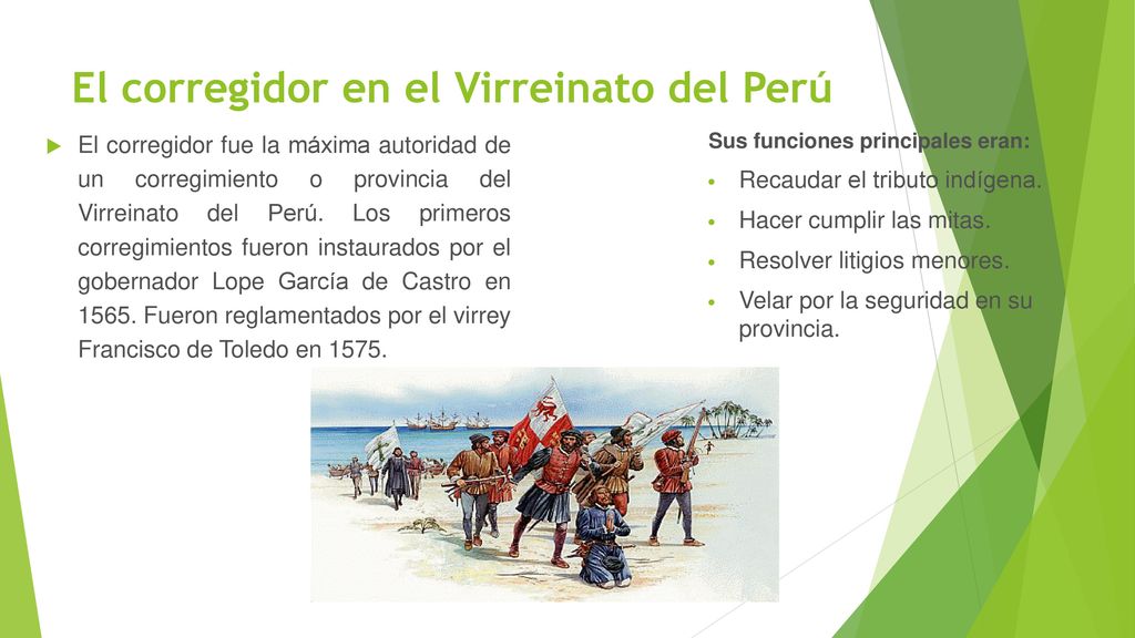 El corregidor en el Virreinato del Perú