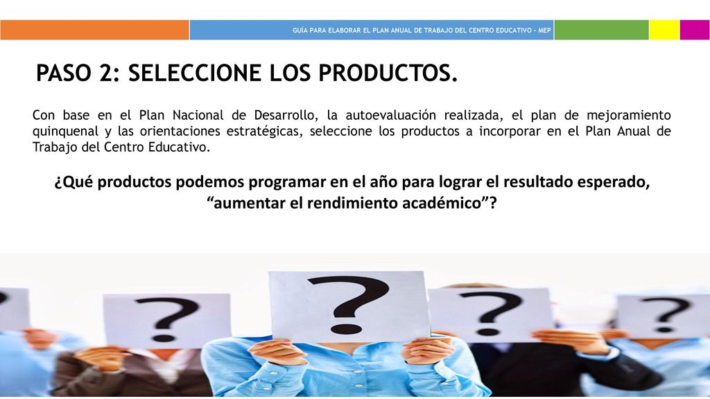 Paso 2: Seleccione los productos.