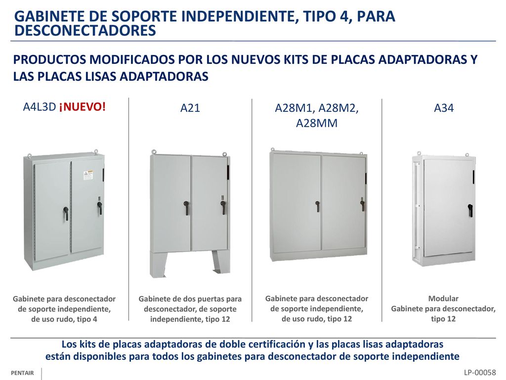 GABINETE DE SOPORTE INDEPENDIENTE, TIPO 4, PARA DESCONECTADORES