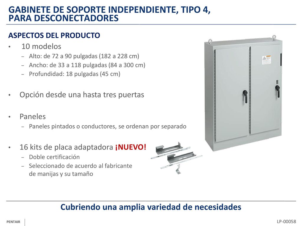 GABINETE DE SOPORTE INDEPENDIENTE, TIPO 4, PARA DESCONECTADORES