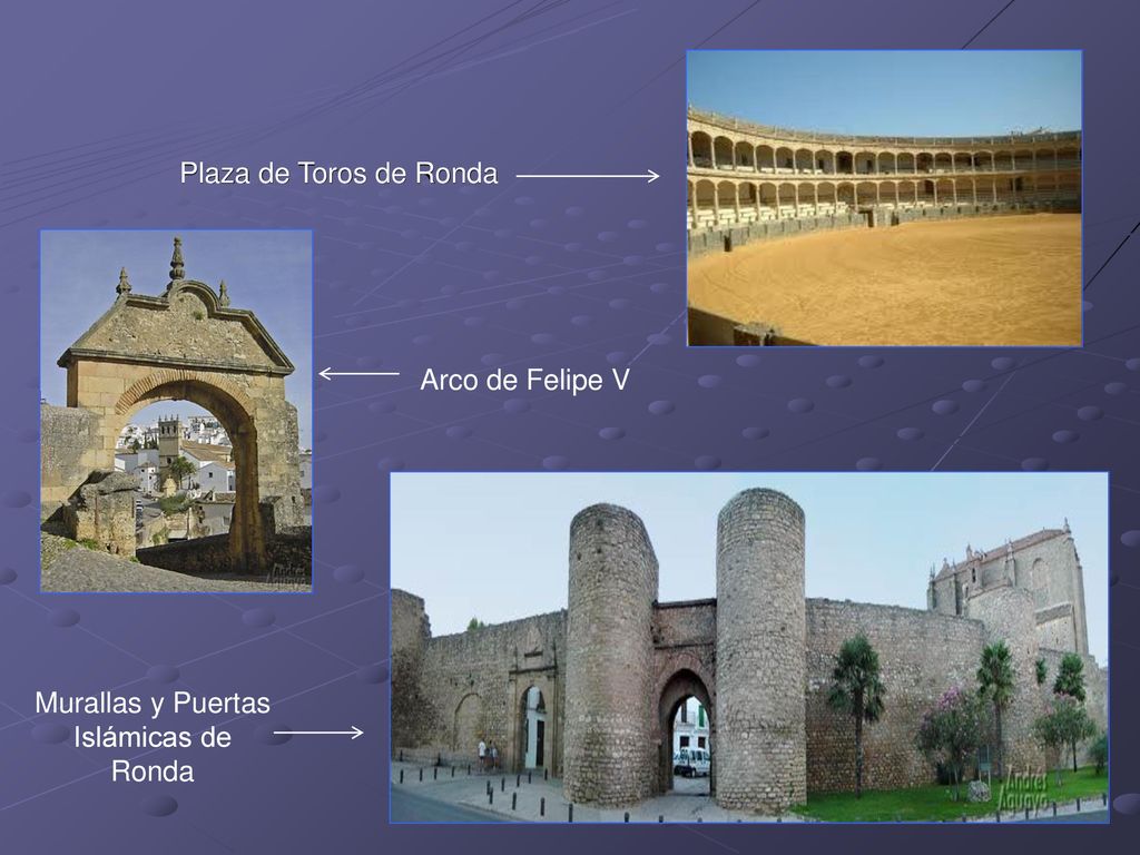 Plaza de Toros de Ronda Arco de Felipe V Murallas y Puertas Islámicas de Ronda