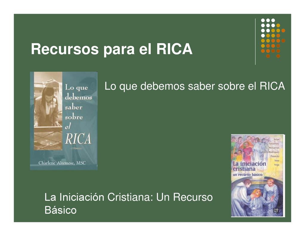 Recursos para el RICA Lo que debemos saber sobre el RICA