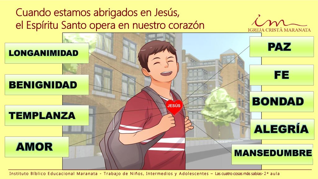 PAZ FE BONDAD ALEGRÍA AMOR Cuando estamos abrigados en Jesús,