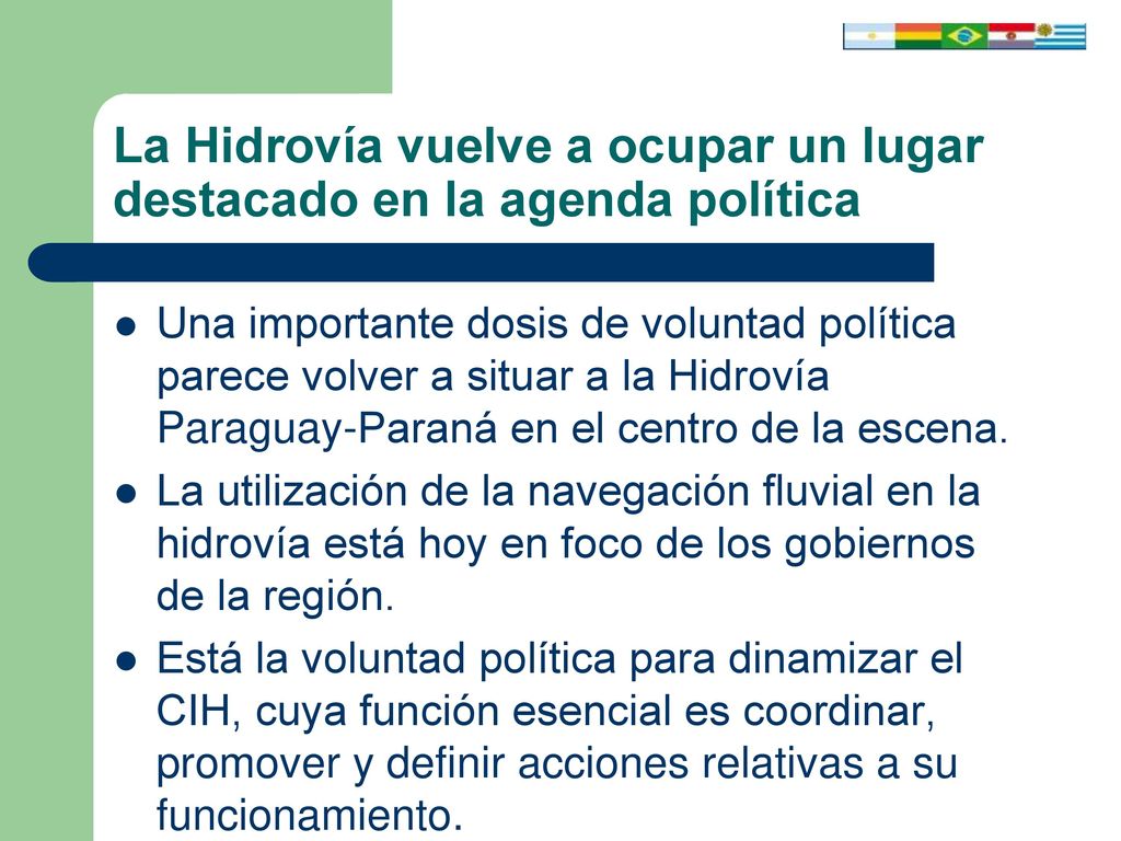 La Hidrovía vuelve a ocupar un lugar destacado en la agenda política