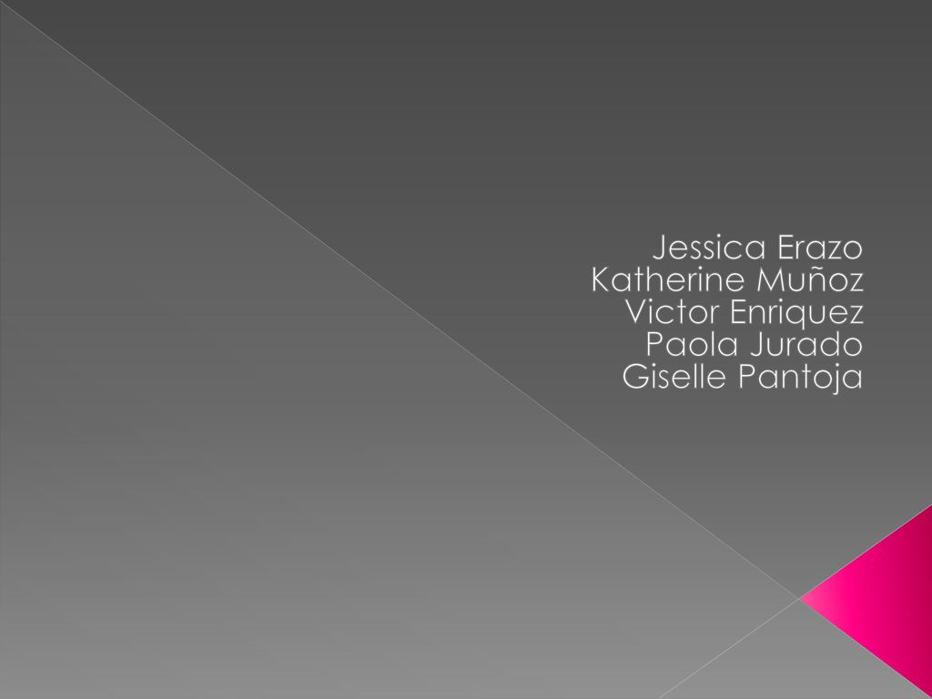 Jessica Erazo Katherine Muñoz Victor Enriquez Paola Jurado Giselle Pantoja