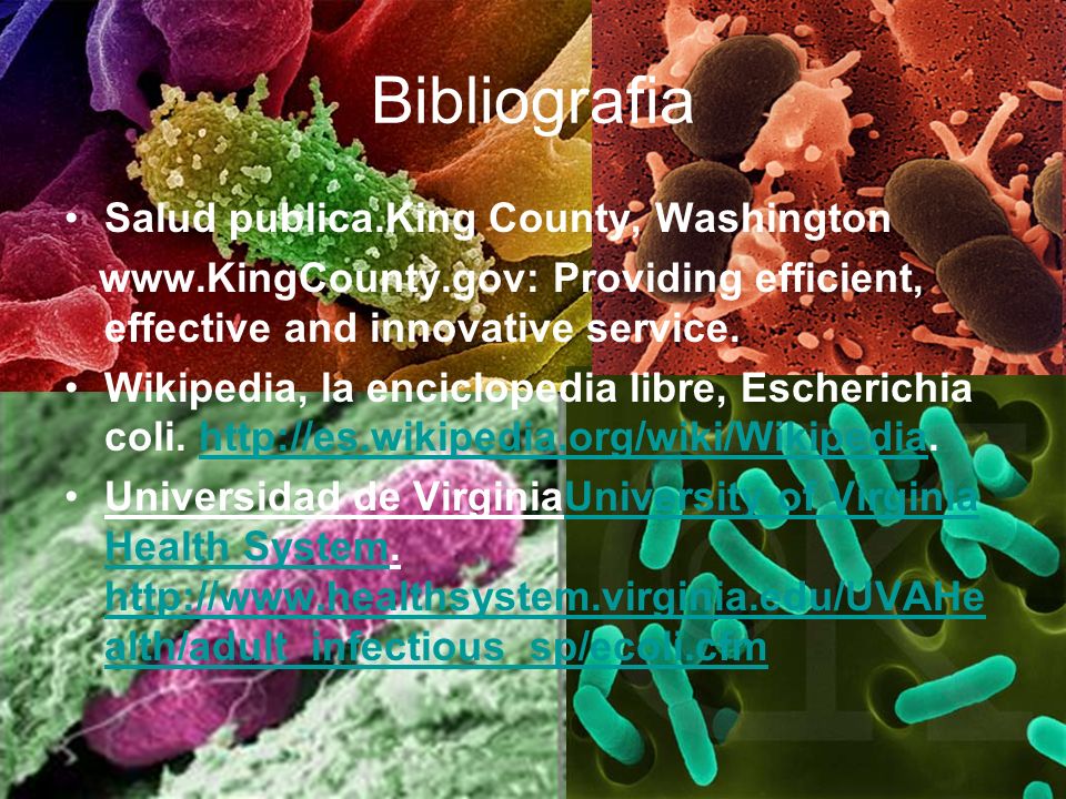 Bibliografia Salud publica.King County, Washington