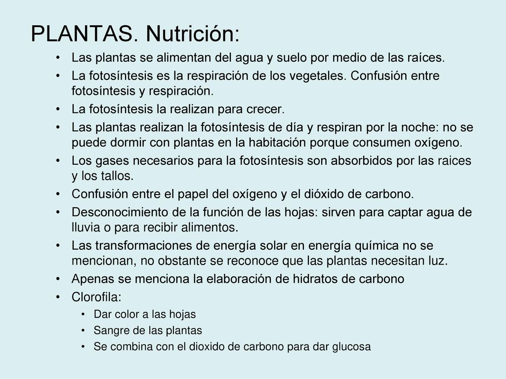PLANTAS. Nutrición: Las plantas se alimentan del agua y suelo por medio de las raíces.