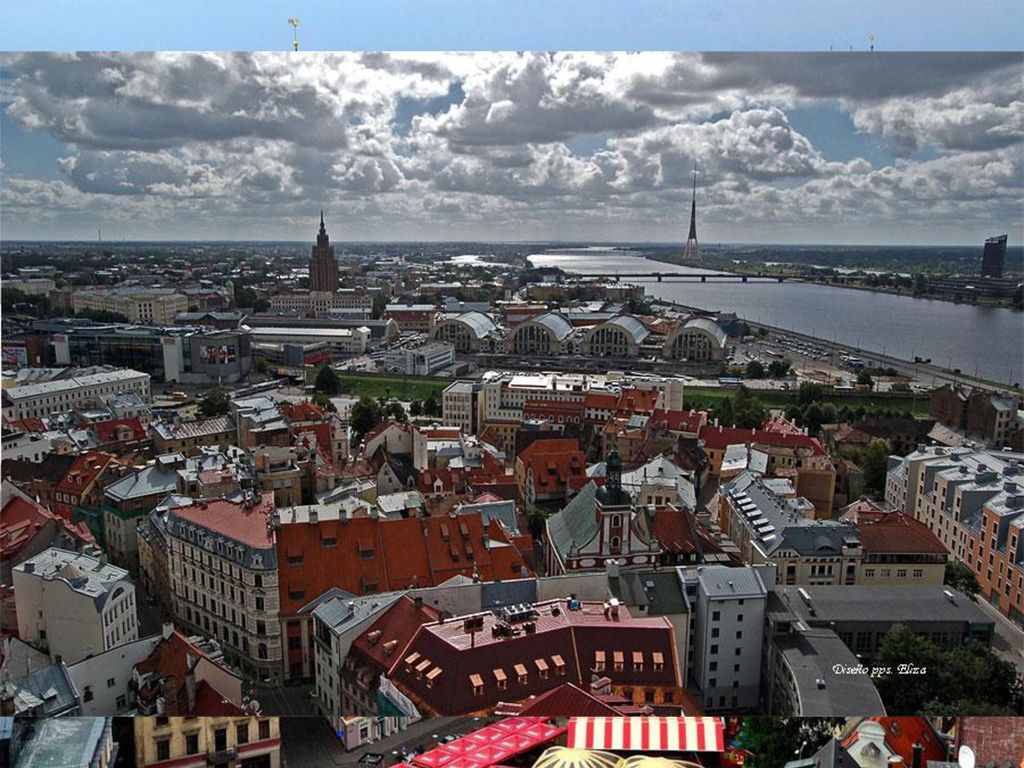 Riga fundada oficialmente en 1201, se encuentra a lo largo del Mar Báltico en la costa sur del Golfo de Riga, en la llanura costera Rigava.