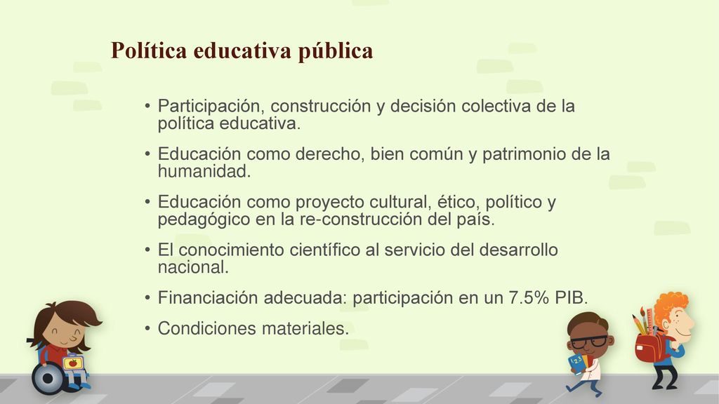 Política educativa pública