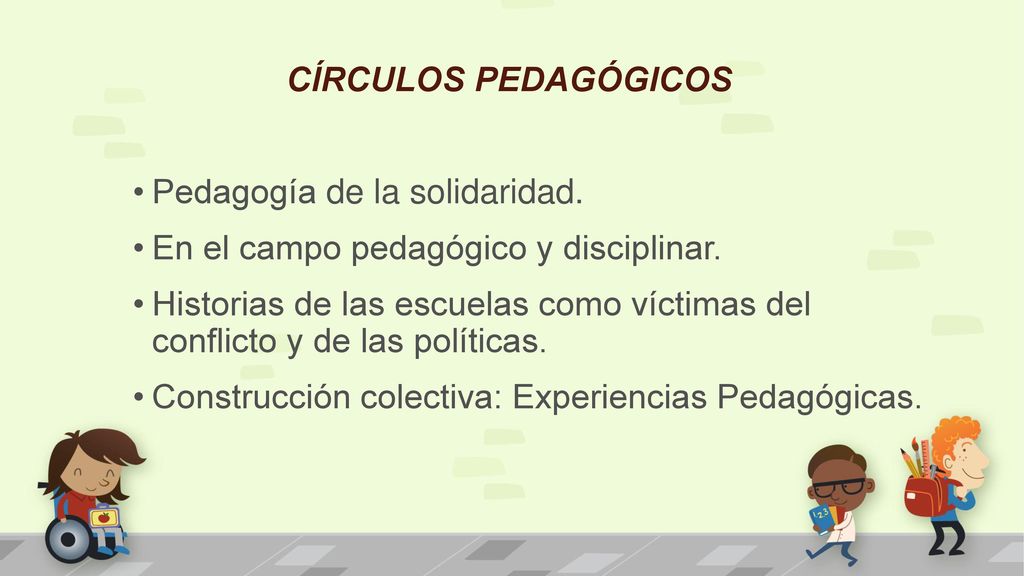 Pedagogía de la solidaridad. En el campo pedagógico y disciplinar.