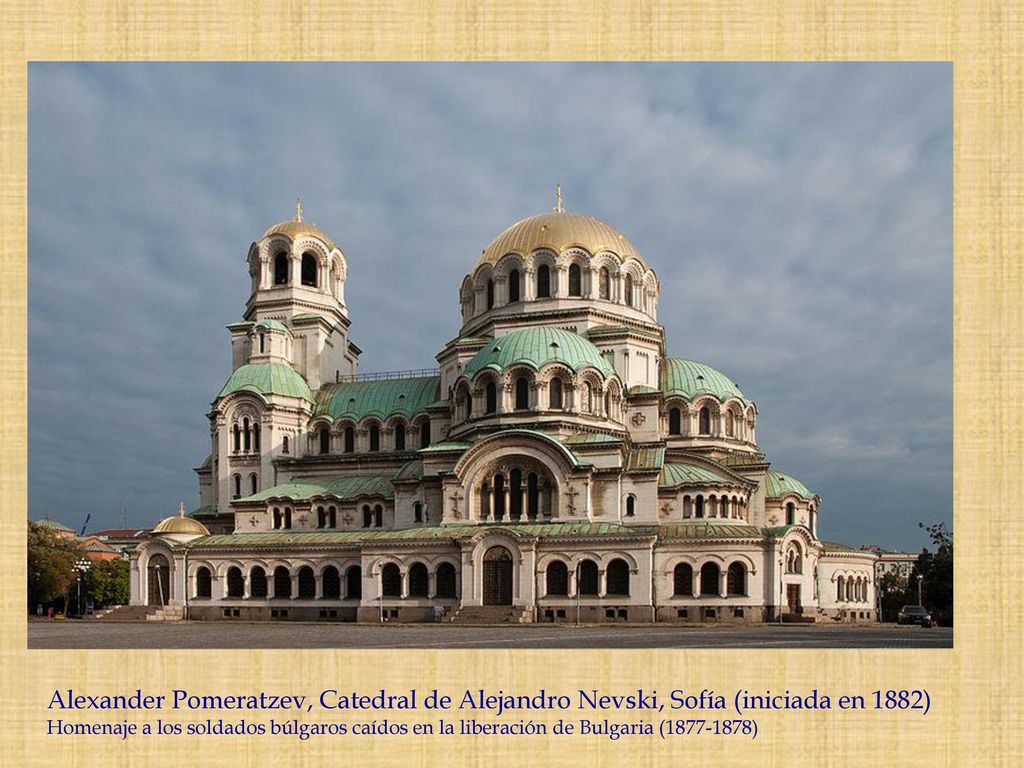 Alexander Pomeratzev, Catedral de Alejandro Nevski, Sofía (iniciada en 1882)