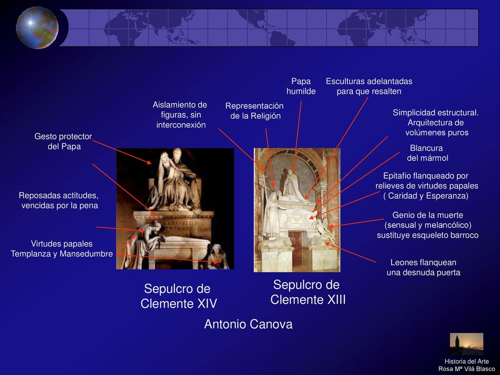 Sepulcro de Sepulcro de Clemente XIII Clemente XIV Antonio Canova Papa