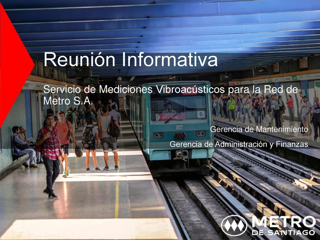 Servicio de Mediciones Vibroacústicos para la Red de Metro S.A.
