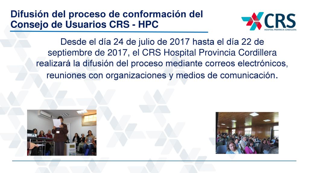 Difusión del proceso de conformación del Consejo de Usuarios CRS - HPC