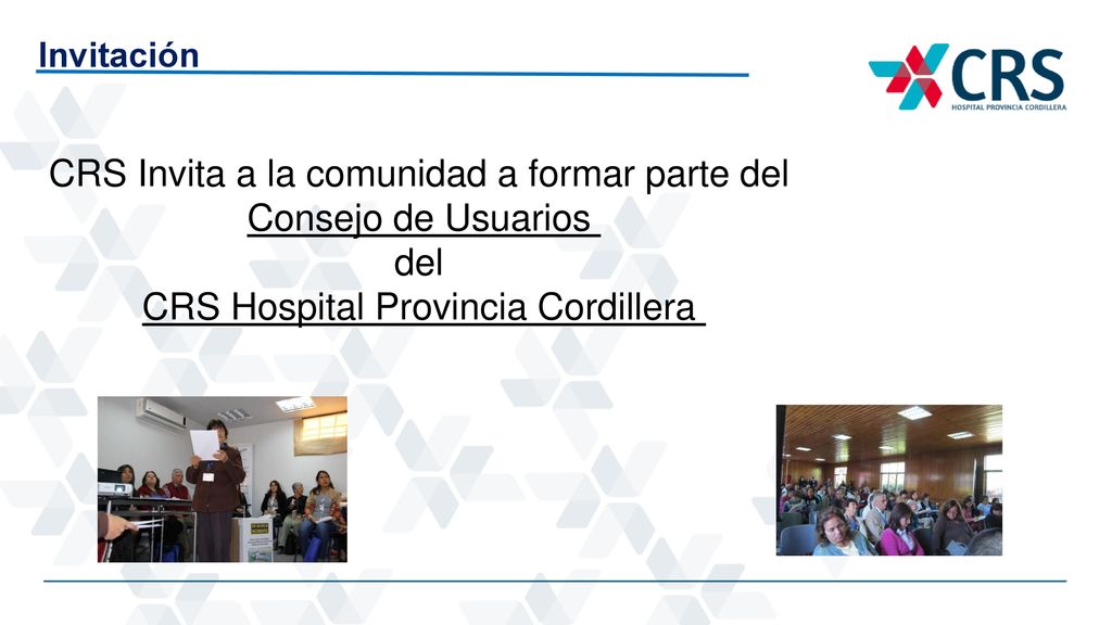 CRS Invita a la comunidad a formar parte del Consejo de Usuarios del