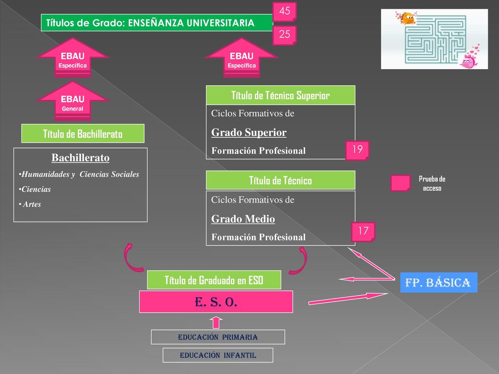 E. S. O. FP. BÁSICA Título de Técnico Superior Grado Superior