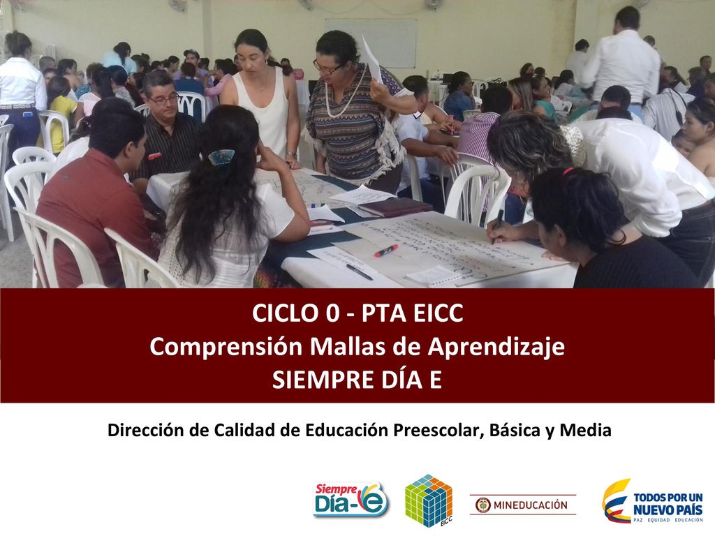 CICLO 0 - PTA EICC Comprensión Mallas de Aprendizaje SIEMPRE DÍA E